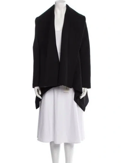 Pre-owned Partow Virgin Wool Jacket In Black