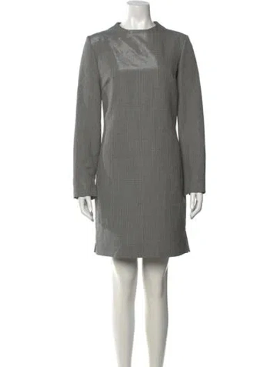 Pre-owned Partow Virgin Wool Mini Dress W/ Tags In Black