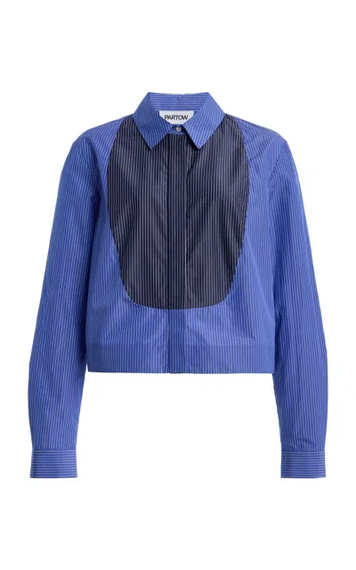 Partow Warren Shirt In Blue