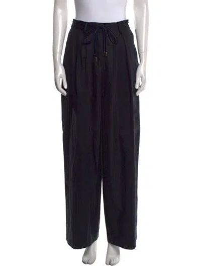 Pre-owned Partow Wide Leg Pants In Black