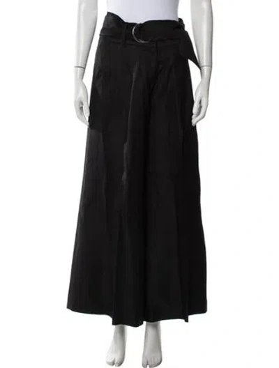 Pre-owned Partow Wide Leg Pants In Black