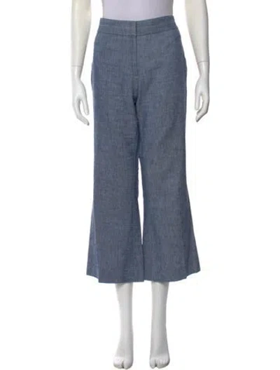 Pre-owned Partow Wide Leg Pants In Blue