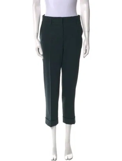 Pre-owned Partow Wide Leg Pants In Green