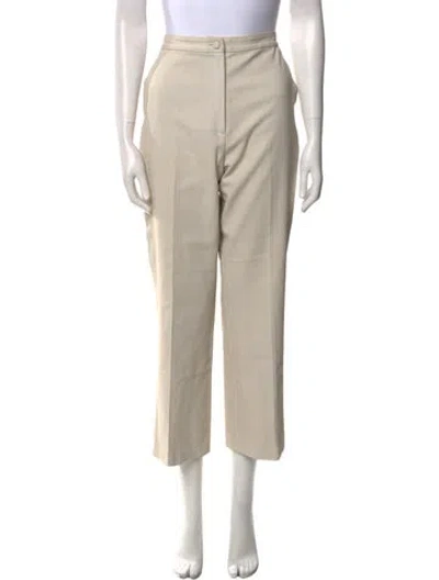 Pre-owned Partow Wide Leg Pants In Neutral