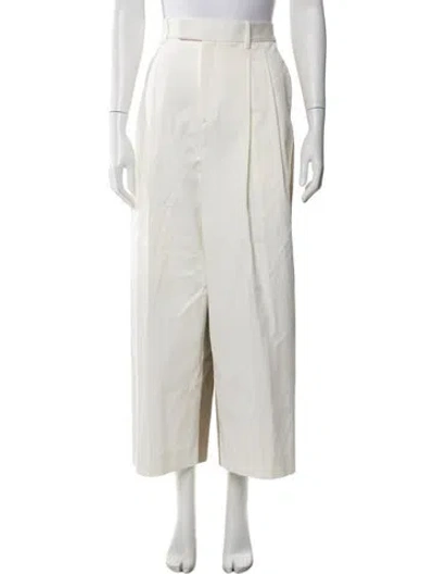 Pre-owned Partow Wide Leg Pants W/ Tags In Neutral