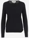 Partow Long-sleeved Sweater In Black