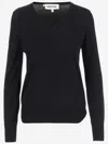Partow Long-sleeved Sweater In Black