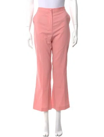 Pre-owned Partow Wool Wide Leg Pants W/ Tags In Pink