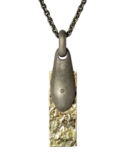 Parts Of Four 18kt Yellow Gold And Sterling Silver Chrysalis Necklace