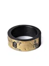 Parts Of Four 18kt Yellow Gold Sistema Rough Diamond Ring In Gold