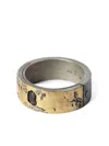 Parts Of Four 18kt Yellow Gold Sistema Rough Diamond Ring In Gold