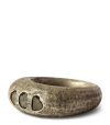 PARTS OF FOUR PARTS OF FOUR ACID-TREATED STERLING SILVER AND DIAMOND MOUNTAIN RING
