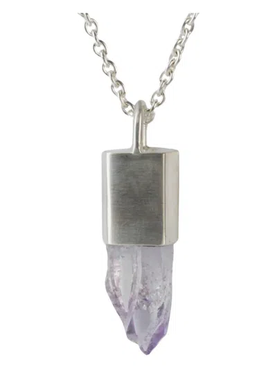 Parts Of Four Amethyst Necklace In Metallic