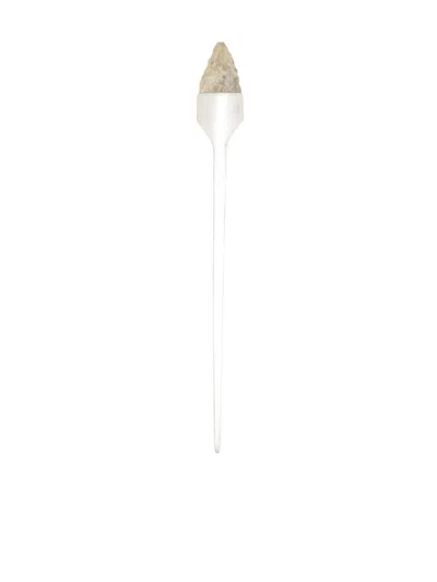 Parts Of Four Arrowhead-detail Hairpin In Silver