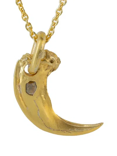 Parts Of Four Bear Claw Diamond Necklace In Gold