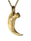Parts Of Four Bear Claw Diamond Necklace Redux In Gold