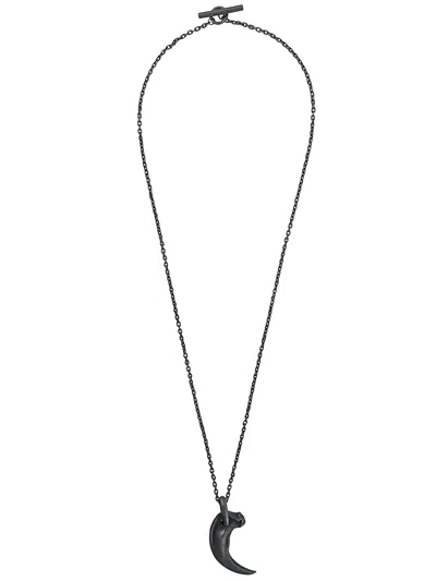 Parts Of Four Bear Claw Necklace In Grey