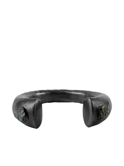 Parts Of Four Big Arm Crystal-embellishment Bracelet In Brown