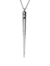 Parts Of Four Big Spike Halskette Mit Smaragd In Metallic