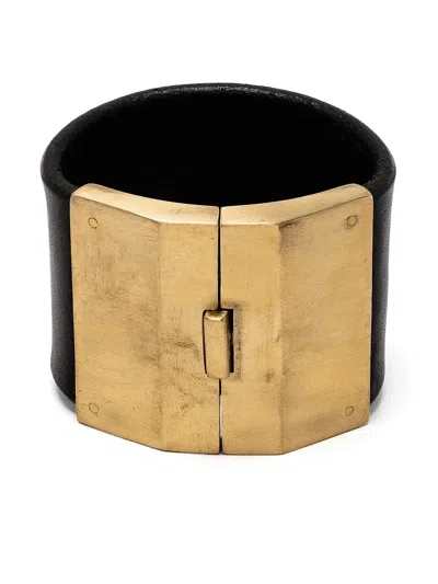Parts Of Four Box Lock Bracelet In Gold