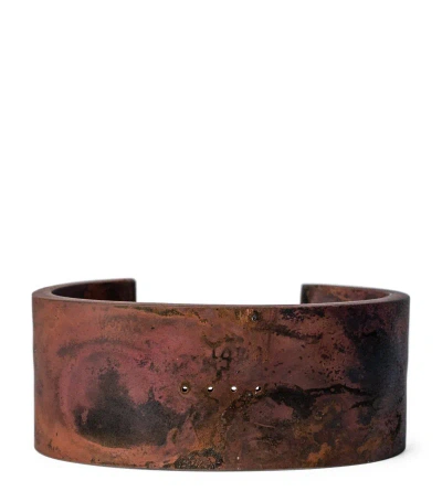 Parts Of Four Burned Brass Ultra Reduction Bracelet In Brown