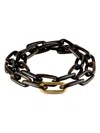 Parts Of Four Chain Necklace In Brown