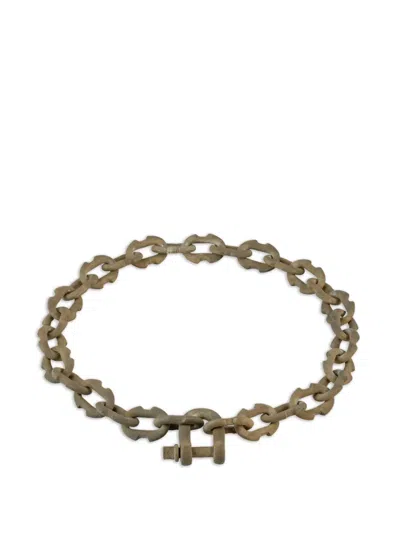 Parts Of Four Charm Chain Choker In Gray