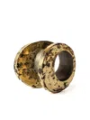 Parts Of Four Chasm Distressed Ring In Gold