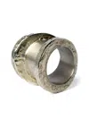 Parts Of Four Chasm Distressed Ring In Silver