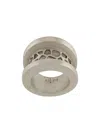 Parts Of Four Chasm Diamond-band Ring In Matte Stering Silver