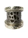 Parts Of Four Chasm V2 Diamond Ring In Metallic