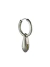 Parts Of Four Matte Sterling Silver Drop Single Earring In Silver