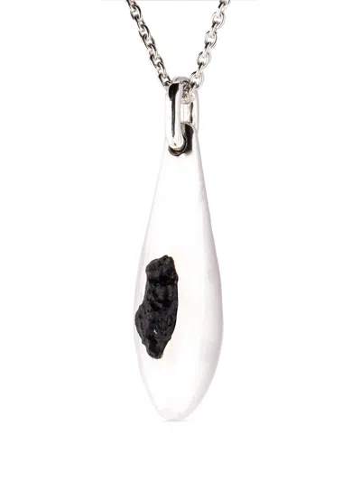 Parts Of Four Chrysalis Pendant Necklace In Polished Sterling Silver
