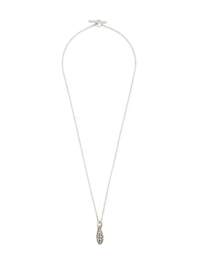 Parts Of Four Chrysalis Necklace In Matte Sterling Silver
