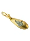 Parts Of Four Chrysalis Pendant Necklace In Gold