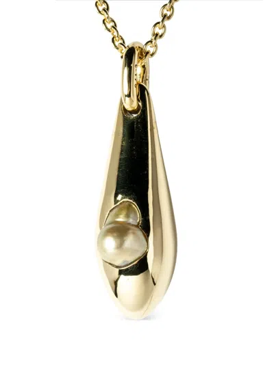 Parts Of Four Chrysalis Pendant Necklace In Gold