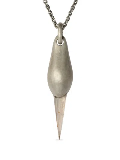 Parts Of Four Chrysalis Pendant Necklace In Silver
