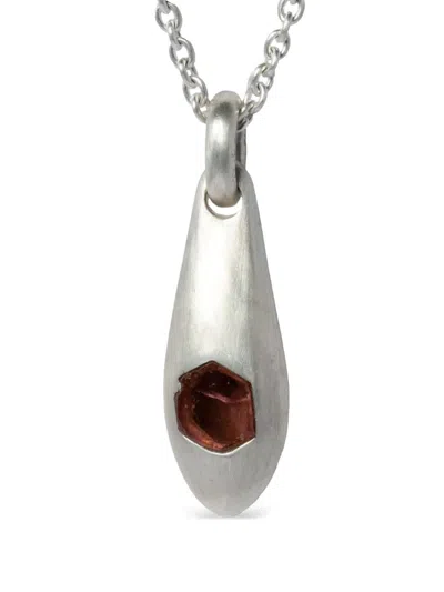 Parts Of Four Chrysalis Pendant Necklace In Silver