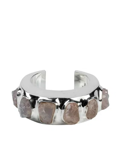 Parts Of Four Crescent Bracelet In Silver