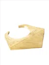 Parts Of Four Crescent Bridge Bracelet In Gold