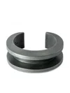 Parts Of Four Crescent Channel Bracelet In Silver