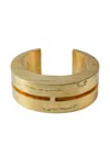 Parts Of Four Crescent Crevice Bracelet In Gold