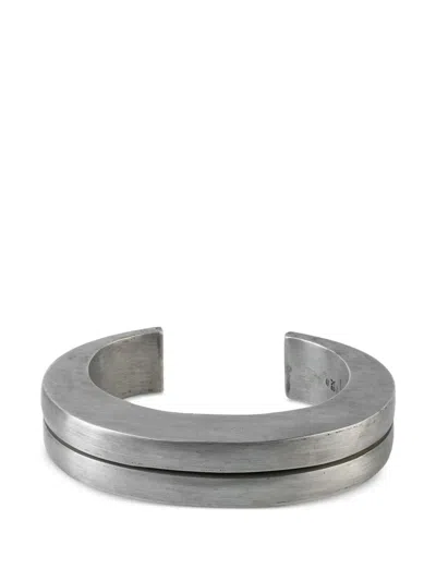 Parts Of Four Crescent Crevice Bracelet In Black