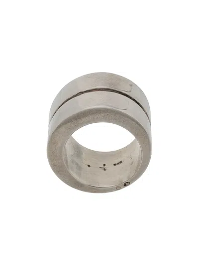 Parts Of Four Crescent Crevice Layered-look Ring In Silver