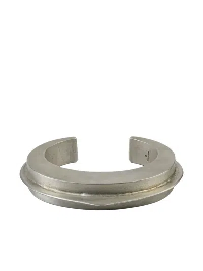 Parts Of Four Crescent Folded Bracelet In Metallic