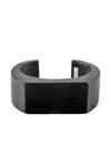 Parts Of Four Crescent Plane Bracelet In Black