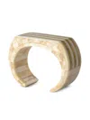 Parts Of Four Crescent Plane Bracelet In Neutrals