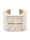 Parts Of Four Crescent Plane Bracelet In Silver