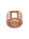 Parts Of Four Crescent Plane Ring In Pink