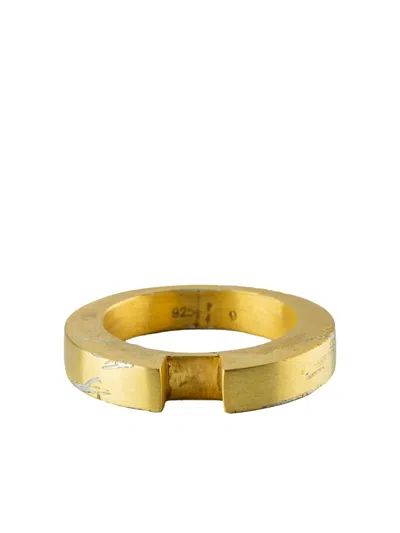 Parts Of Four Crescent Rift Ring In Gold